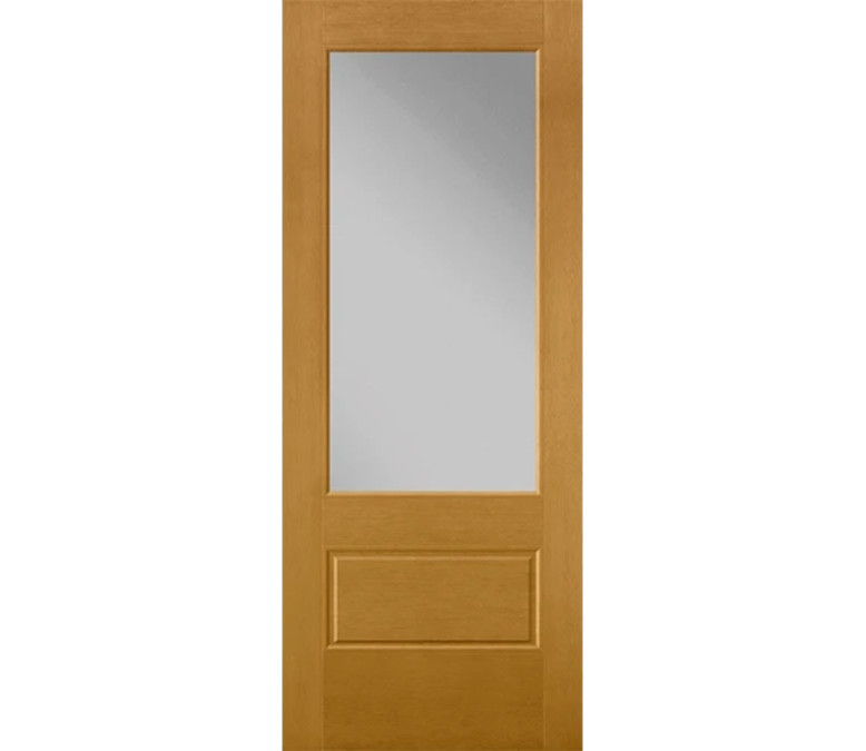 Chatsworth 3 Quaters Light Fiberglass Entry Door