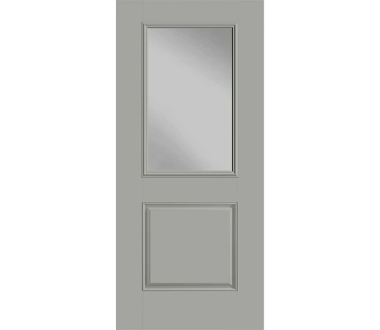 Chatsworth Half Light 1 Panel Fiberglass Entry Door