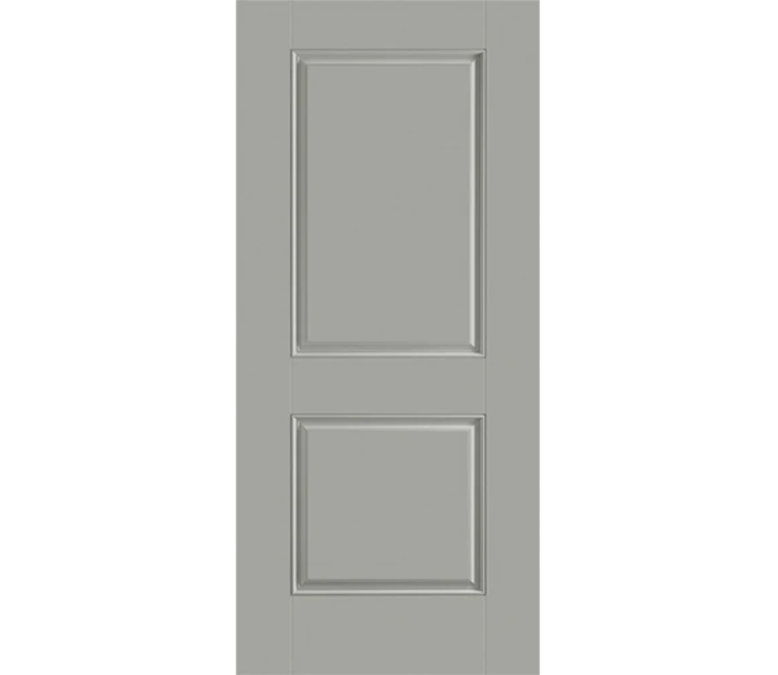 Chatsworth Two Panel Square Fiberglass Entry Door